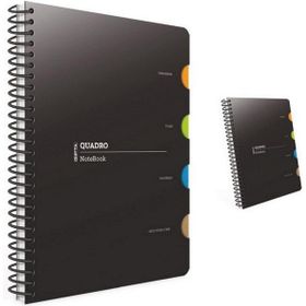 Gıpta Quadro Spiralli 17x24 150 Yaprak Kareli Defter