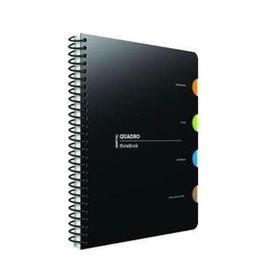 Gıpta Quadro Spiralli 4 Seperatörlü PP Kapak 20x28 150 Yaprak Kareli Defter