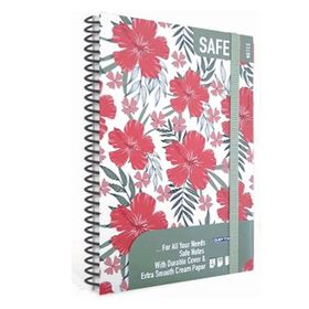 Gıpta Safe Notes 17x24 cm 120 Yaprak Noktalı Spiralli Sert Kapak Defter