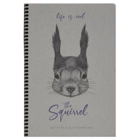 Gıpta Safe Notes Kırmızı Çiçek Spiralli Sert Kapak 120 Yaprak 17x24 cm Noktalı Spiralli Defter
