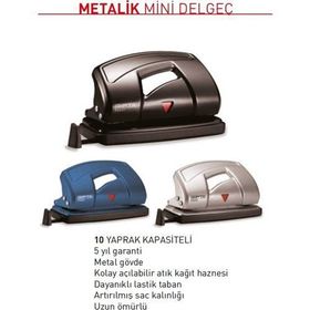 Gıpta Sıyah 20 Yaprak Kapasiteli Delgeç