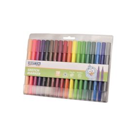 Gıpta Sketch Marker Fırça Uç Üçgen Gövde 12'li Fineliner Kalem