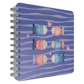 Gıpta Start Spiralli Mavi Sert Kapak 100 Yaprak 16*16 Noktalı Defter