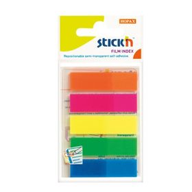 Gıpta Stickn 45x12 mm Neon 5 Renk Film Ayraç 25 Yaprak Not Defteri