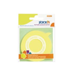Gıpta Stickn 70x70 mm Balon Şekilli Sarı 50 Yaprak Not Defteri