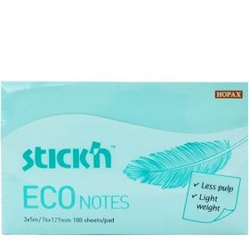 Gıpta Stickn 76x127 mm Eco Notes Patel Mavi 100 Yaprak Not Defteri
