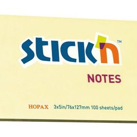 Gıpta Stickn 76x127 mm Pastel Sarı 100 Yaprak Not Defteri