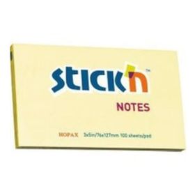 Gıpta Stickn 76x127 mm Pastel Sarı 100 Yaprak Not Defteri