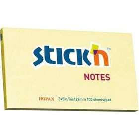 Gıpta Stickn 76x127 mm Pastel Sarı 100 Yaprak Not Defteri