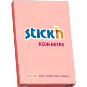 Gıpta Stickn 76x51 mm Neon Pembe 100 Yaprak Not Defteri