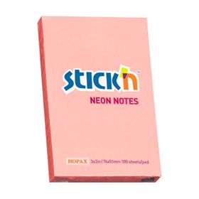 Gıpta Stickn 76x51 mm Neon Pembe 100 Yaprak Not Defteri