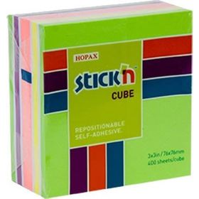 Gıpta Stickn 76x76 400 Yaprak 5 Renk Küp Not Kağıdı