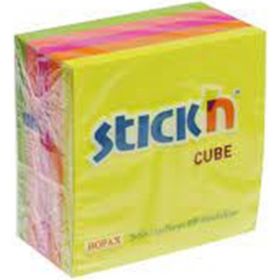 Gıpta Stickn 76x76 mm Neon 5 Renk Küp 400 Yaprak Not Defteri