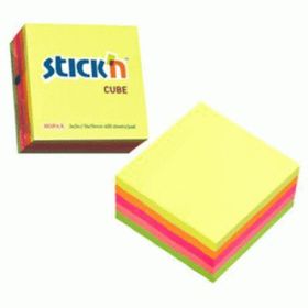 Gıpta Stickn 76x76 mm Neon 5 Renk Küp 400 Yaprak Not Defteri