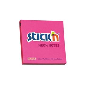 Gıpta Stickn 76x76 mm Neon Pembe 100 Yaprak Not Defteri