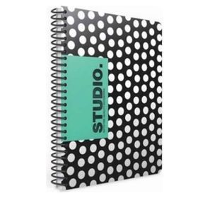 Gıpta Studio A4 80 Yaprak Çizgili Spiralli Karton Kapaklı Defter