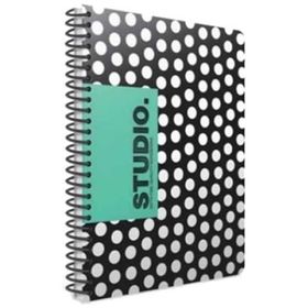 Gıpta Studio A4 80 Yaprak Kareli Spiralli Karton Kapaklı Defter