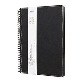 Gipta Sunday Not Çizgili Sert Deri Kapaklı Defter