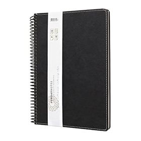 Gipta Sunday Not Çizgili Sert Deri Kapaklı Defter