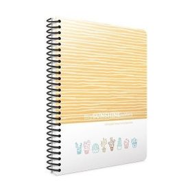 Gıpta Sunshine Turuncu Spiralli Plastik Kapak 80 Yaprak A4 Kareli Defter