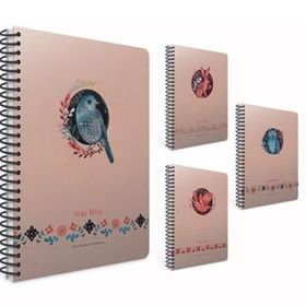 Gıpta Taika Notes Sert Kapak 17x24 cm 120 Yaprak Kareli Spiralli Defter