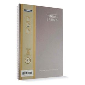 Gıpta The Book Spirals Vizon Sert Kapak 100 Yaprak A4 Çizgili Defter