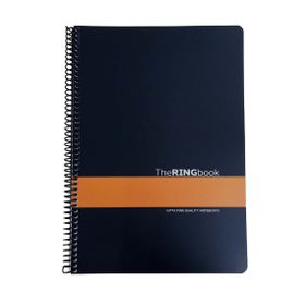 Gıpta The Ring Book Turuncu Şeritli Pp Kapak 80 Yaprak A4 Kareli Spiralli Defter