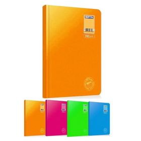 Gıpta Thebook İplik Dikişli Fosforlu Kapak 17x24 160 Yaprak Kareli Defter