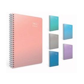 Gıpta Thebook Spirals Spiralli Sert Kapak 17x24 cm 140 Yaprak Kareli Defter
