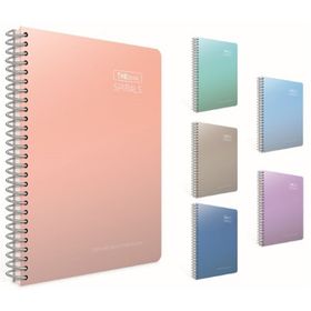 Gıpta Thebook Spirals Spiralli Sert Kapak 17x24 cm 140 Yaprak Kareli Defter