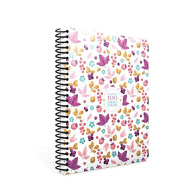 Gıpta Things Spiralli Karton Kapak 19x26 cm 100 Yaprak Çizgili Defter