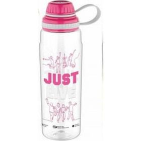 Gıpta Tritan Desenli 800 ml Pembe Matara