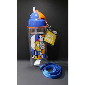 Gıpta Tritan Pipetli Kral Şakir Desenli 500 cc Mavi Matara