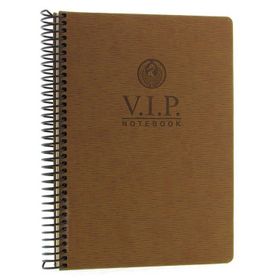 Gıpta Vip Kahverengi Sert Kapak 140 Yaprak A4 Kareli Spiralli Defter
