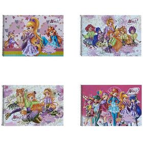 Gıpta Winx 17x24 Spiralli 15 Yaprak 4'lü Resim Defteri