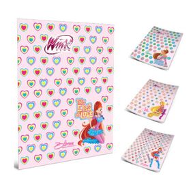 Gıpta Winx Tel Dikişli Karton Kapak A4 60 Yaprak Kareli Defter