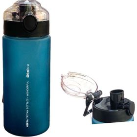 Gıpta Wonderful Sablaj Desenli Tritan 500 ml Mavi Matara