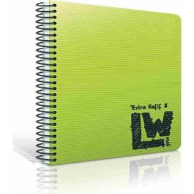 Gıpta Yeşil A4 150 Yaprak 4+1 Seperatörlü Plastik Kapak Defter