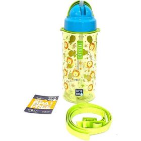 Gıpta Yeşil Crystal Tritan Desenli Pipetli 500 ml Matara