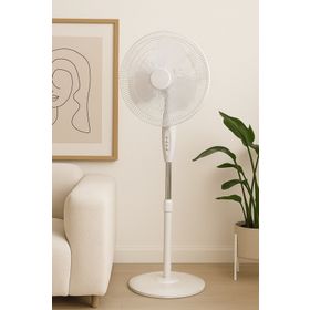 Girist GR30 Merkür 3 Kademeli Ayaklı 40 cm Beyaz Vantilatör