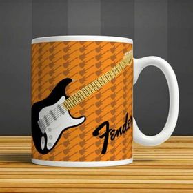 Gitar Fender Gitar Seramik Kupa Bardak