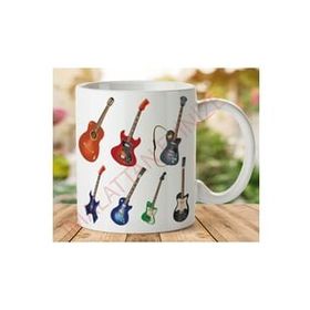 Gitar Modelleri Baskılı Kupa