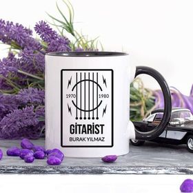 Gitar Saplı Kupa Bardak