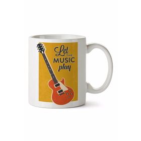Gitar Saplı Kupa Bardak