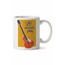 Gitar Saplı Kupa Bardak