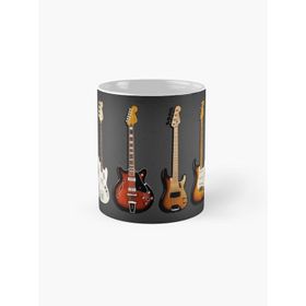 Gitar Seramik Kupa Bardak