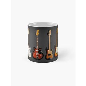 Gitar Seramik Kupa Bardak