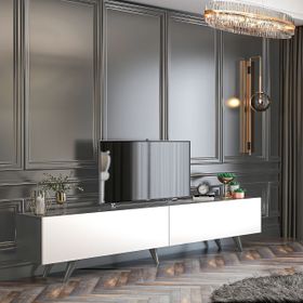 Givayo Apenda Antrasit Beyaz 180 cm TV Ünitesi
