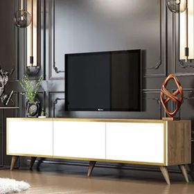 Givayo Austin Beyaz Ceviz Tv Ünitesi