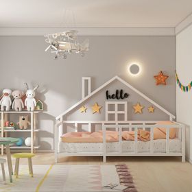 Givayo Wood's Haus 100*200 Beyaz Montessori Yatak